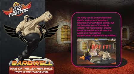 Personagens de "Ultimate Gay Fighter" 